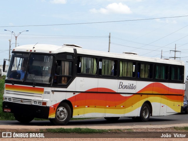 Bonitão Viagem e Turismo 5700 na cidade de Teresina, Piauí, Brasil, por João Victor. ID da foto: 6359067.