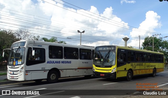 Viação Sul Fluminense 1169 na cidade de Volta Redonda, Rio de Janeiro, Brasil, por Claudio Luiz. Número da foto: #6358328.