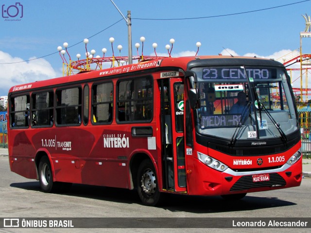 Auto Lotação Ingá 1.1.005 na cidade de Niterói, Rio de Janeiro, Brasil, por Leonardo Alecsander. Número da foto: #6359106.