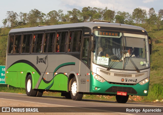 Turin Transportes 1088 na cidade de Conselheiro Lafaiete, Minas Gerais, Brasil, por Rodrigo  Aparecido. Número da foto: #6359076.