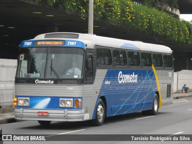 Viação Cometa 7387 na cidade de Belo Horizonte, Minas Gerais, Brasil, por Tarcisio Rodrigues da Silva. ID da foto: 6359165.