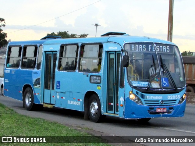 Vianel > Auto Viação Pioneira 02055 na cidade de Belo Horizonte, Minas Gerais, Brasil, por Adão Raimundo Marcelino. ID da foto: 6359113.