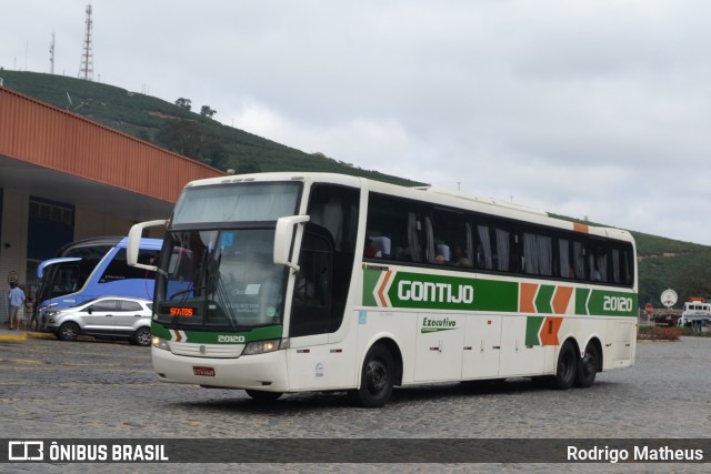 Empresa Gontijo de Transportes 20120 na cidade de Manhuaçu, Minas Gerais, Brasil, por Rodrigo Matheus. Número da foto: #6358802.