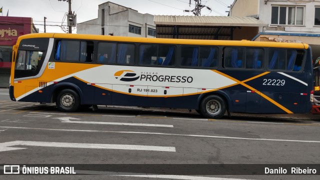 Viação Progresso 22229 (RJ 191.023) na cidade de Barra do Piraí, Rio de Janeiro, Brasil, por Danilo  Ribeiro. Número da foto: #6358058.