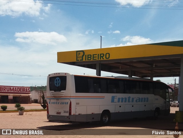 Emtram 3840 na cidade de Barra da Estiva, Bahia, Brasil, por Flávio  Santos. Número da foto: #6357611.