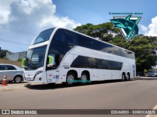 Viação Garcia 89015 na cidade de Londrina, Paraná, Brasil, por EDUARDO - SOROCABUS. ID da foto: 6360236.