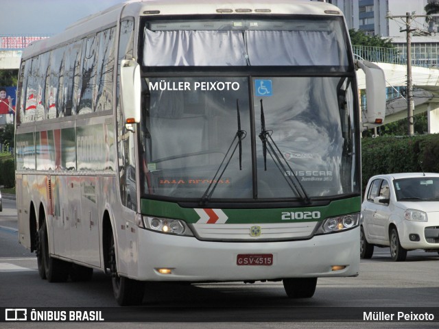 Empresa Gontijo de Transportes 21020 na cidade de Maceió, Alagoas, Brasil, por Müller Peixoto. ID da foto: 6360548.