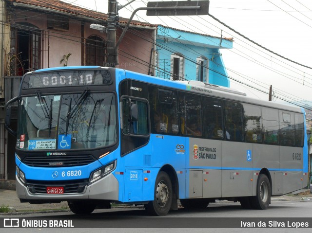 Transwolff Transportes e Turismo 6 6820 na cidade de São Paulo, São Paulo, Brasil, por Ivan da Silva Lopes. Número da foto: #6360562.