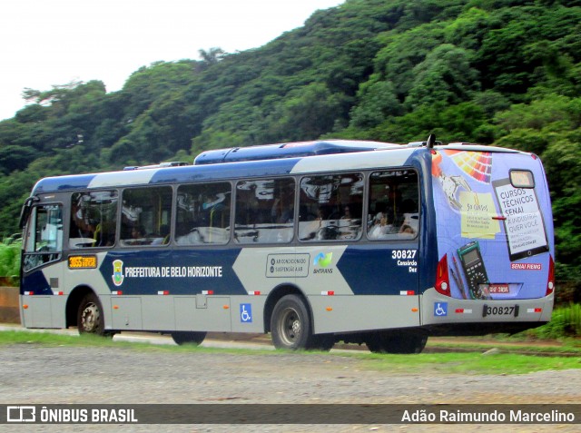 Bettania Ônibus 30827 na cidade de Belo Horizonte, Minas Gerais, Brasil, por Adão Raimundo Marcelino. ID da foto: 6360911.