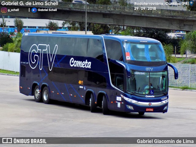 Viação Cometa 15300 na cidade de Curitiba, Paraná, Brasil, por Gabriel Giacomin de Lima. Número da foto: #6360684.