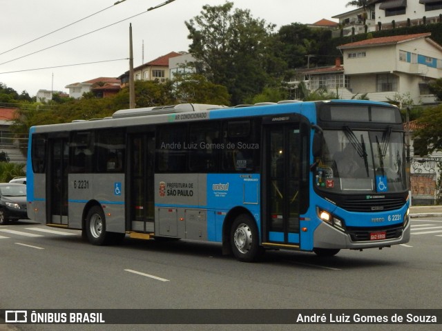 TUPI - Transportes Urbanos Piratininga 6 2231 na cidade de São Paulo, São Paulo, Brasil, por André Luiz Gomes de Souza. ID da foto: 6360409.