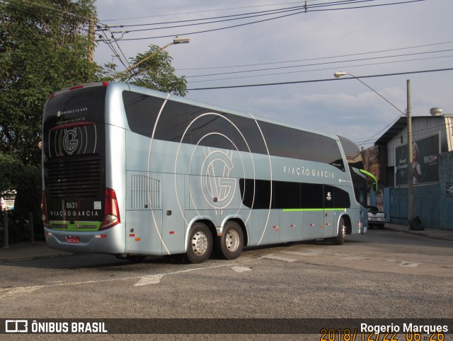 Viação Garcia 8631 na cidade de São José dos Campos, São Paulo, Brasil, por Rogerio Marques. Número da foto: #6362184.