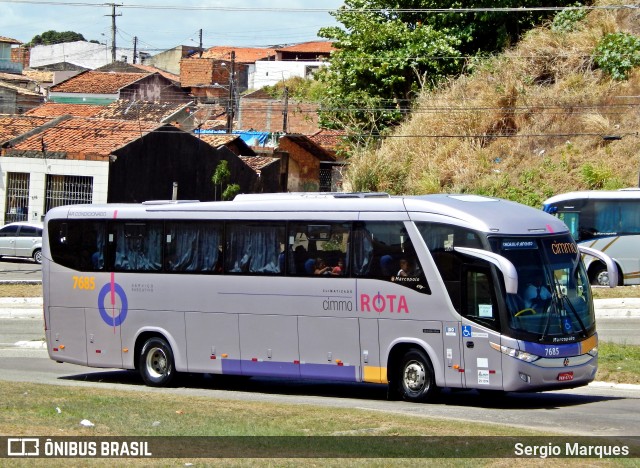 Rota Transportes Rodoviários 7685 na cidade de Aracaju, Sergipe, Brasil, por Sergio Marques . Número da foto: #6361674.