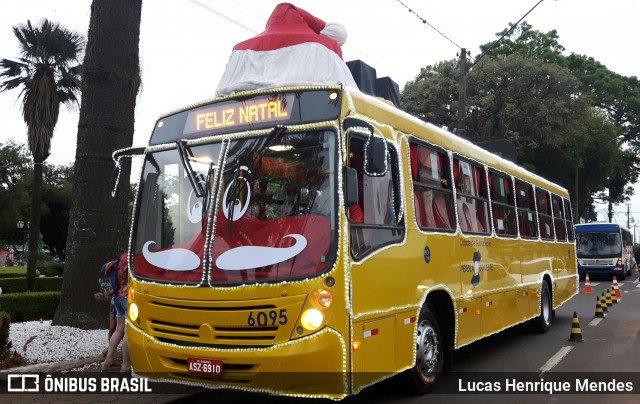 Transportes Coletivos Pérola do Oeste 6095 na cidade de Guarapuava, Paraná, Brasil, por Lucas Henrique Mendes. Número da foto: #6362429.