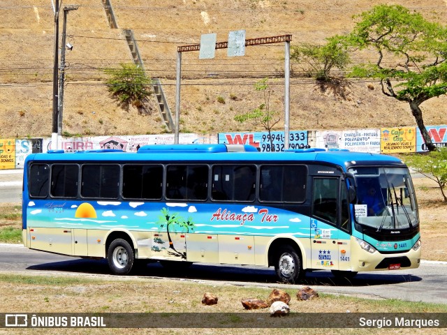 Aliança Tur Transporte de Passageiros e Turismo 1441 na cidade de Aracaju, Sergipe, Brasil, por Sergio Marques . Número da foto: #6361640.