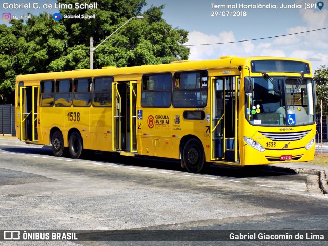 Viação Leme 1538 na cidade de Jundiaí, São Paulo, Brasil, por Gabriel Giacomin de Lima. Número da foto: #6361502.