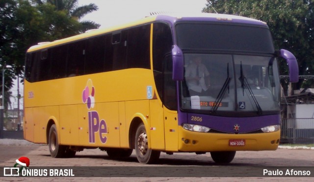 Ipe Transporte Rodoviário 2806 na cidade de Porto Velho, Rondônia, Brasil, por Afonso de Sousa. ID da foto: 6361161.