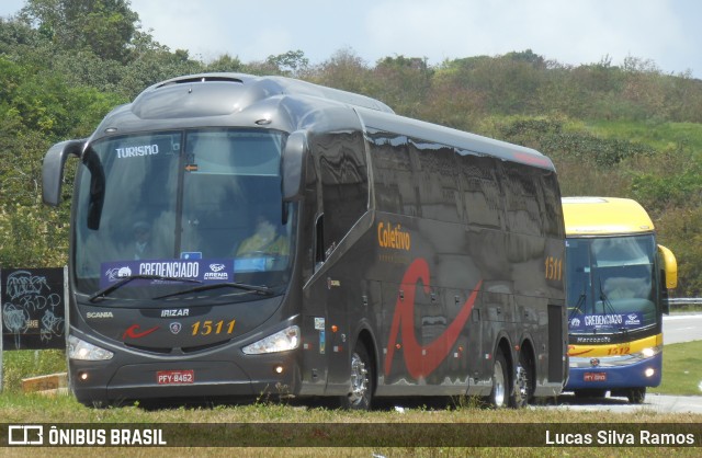 Coletivo Transportes 1511 na cidade de São Lourenço da Mata, Pernambuco, Brasil, por Lucas Ramos. Número da foto: #6362267.