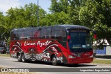 Buses Linea Azul  na cidade de Brasil, por Jorgeandres Jorge Andres. ID da foto: :id.