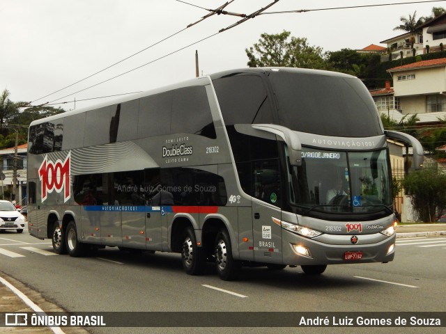 Auto Viação 1001 218302 na cidade de São Paulo, São Paulo, Brasil, por André Luiz Gomes de Souza. Número da foto: #6363594.