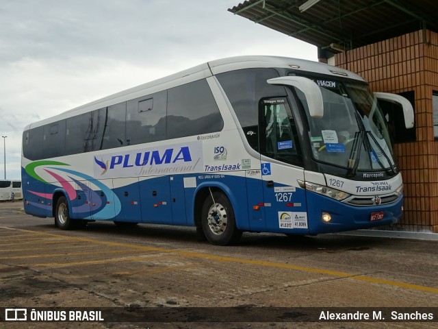 Trans Isaak Turismo 1267 na cidade de Cascavel, Paraná, Brasil, por Alexandre M.  Sanches. Número da foto: #6364889.