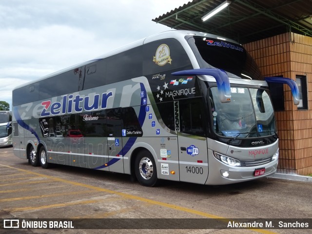 Zelitur Turismo 14000 na cidade de Cascavel, Paraná, Brasil, por Alexandre M.  Sanches. Número da foto: #6364477.