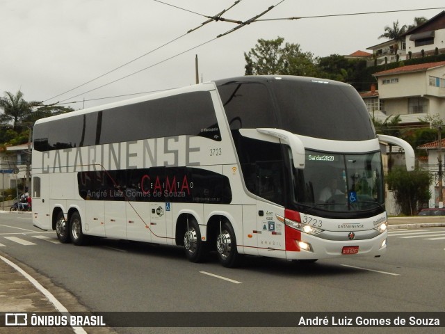 Auto Viação Catarinense 3723 na cidade de São Paulo, São Paulo, Brasil, por André Luiz Gomes de Souza. Número da foto: #6363581.