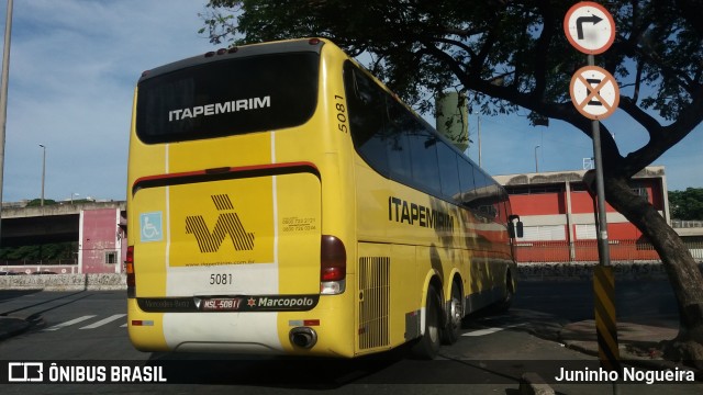 Viação Itapemirim 5081 na cidade de Belo Horizonte, Minas Gerais, Brasil, por Juninho Nogueira. ID da foto: 6365028.