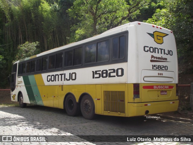 Empresa Gontijo de Transportes 15820 na cidade de Belo Horizonte, Minas Gerais, Brasil, por Luiz Otavio Matheus da Silva. ID da foto: 6364059.