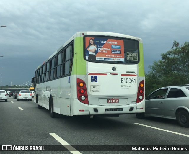 Transportes Paranapuan B10061 na cidade de Brasil, por Matheus  Pinheiro Gomes. Número da foto: #6363632.