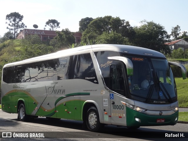 Turin Transportes 18000 na cidade de Barra do Piraí, Rio de Janeiro, Brasil, por Rafael H.. ID da foto: 6363629.