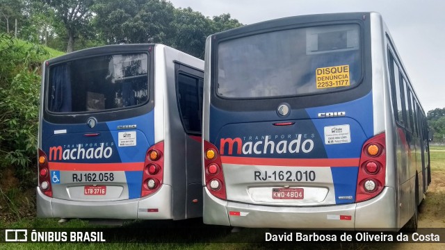 Transportes Machado RJ 162.010 na cidade de Brasil, por David Barbosa de Oliveira da Costa. ID da foto: 6363655.