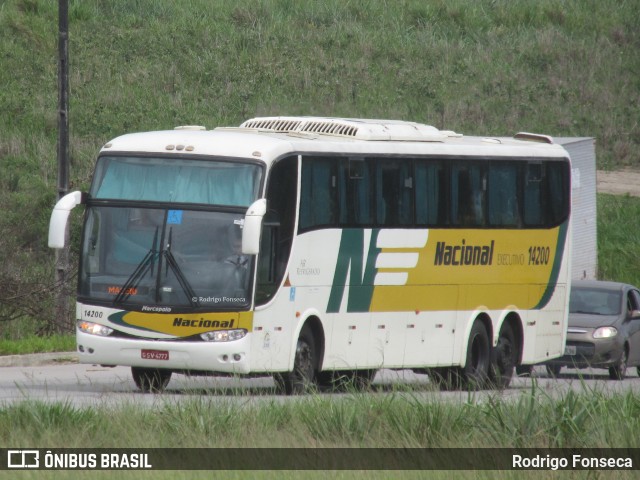 Viação Nacional 14200 na cidade de Messias, Alagoas, Brasil, por Rodrigo Fonseca. ID da foto: 6367504.