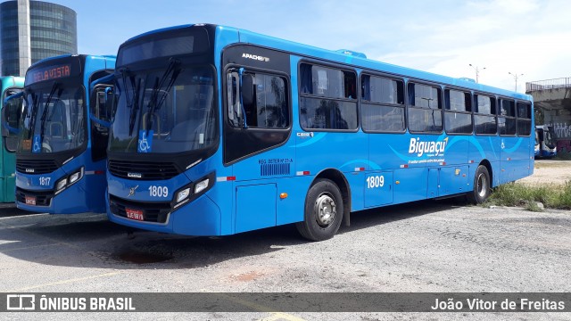 Biguaçu Transportes Coletivos Administração e Participação 1809 na cidade de Florianópolis, Santa Catarina, Brasil, por João Vitor de Freitas. Número da foto: #6365469.