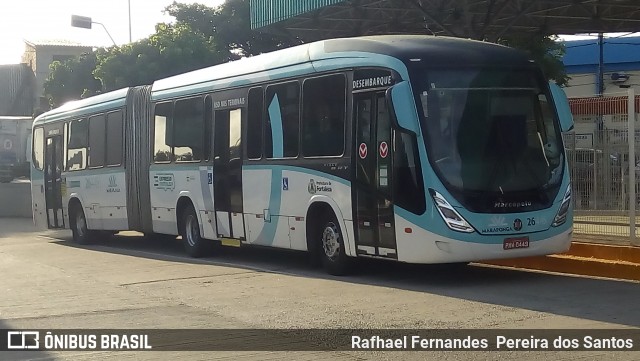 Maraponga Transportes 26445 na cidade de Fortaleza, Ceará, Brasil, por Rafhael Fernandes  Pereira dos Santos. Número da foto: #6367032.