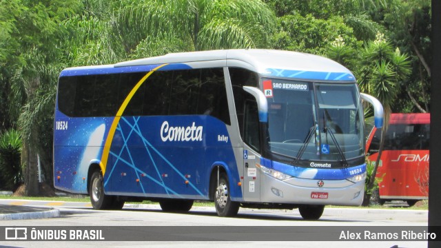 Viação Cometa 18524 na cidade de Taubaté, São Paulo, Brasil, por Alex Ramos Ribeiro. ID da foto: 6368954.