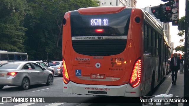 TRANSPPASS - Transporte de Passageiros 8 1935 na cidade de São Paulo, São Paulo, Brasil, por Yuri Ferreira Marinho. ID da foto: 6368245.