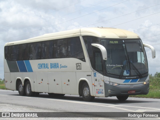 Viação Central Bahia de Transportes 1650 na cidade de Messias, Alagoas, Brasil, por Rodrigo Fonseca. ID da foto: 6367517.