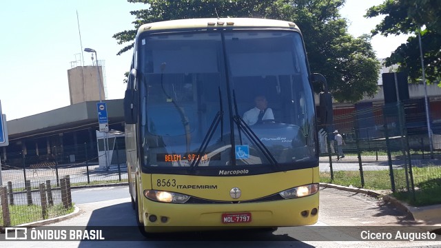 Viação Itapemirim 8563 na cidade de Ribeirão Preto, São Paulo, Brasil, por Cicero Augusto. ID da foto: 6368713.