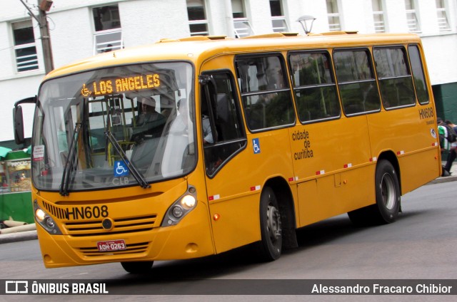 Auto Viação Redentor HN608 na cidade de Curitiba, Paraná, Brasil, por Alessandro Fracaro Chibior. Número da foto: #6367720.