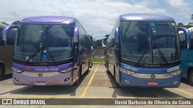 Twister Rio Transporte e Turismo 1008 na cidade de Brasil, por David Barbosa de Oliveira da Costa. Número da foto: #6367997.