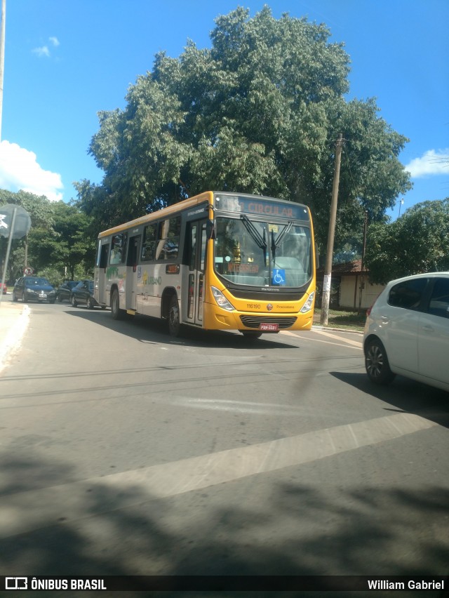 Viação Piracicabana Distrito Federal 116190 na cidade de Planaltina, Distrito Federal, Brasil, por William Gabriel. Número da foto: #6365558.