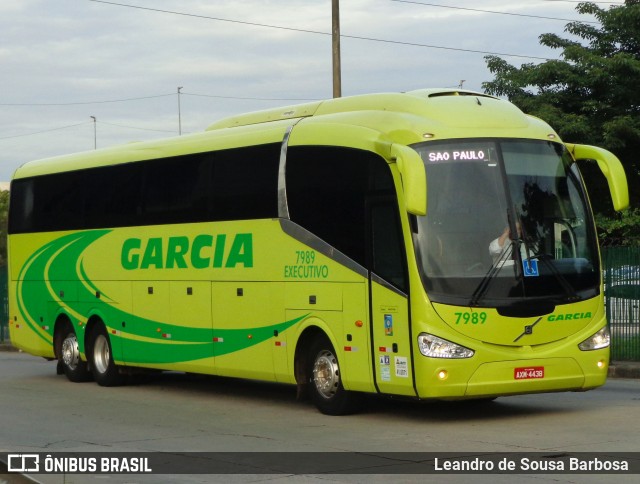 Viação Garcia 7989 na cidade de São Paulo, São Paulo, Brasil, por Leandro de Sousa Barbosa. Número da foto: #6369306.