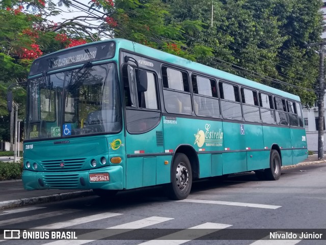Transporte Coletivo Estrela 2016 na cidade de São José, Santa Catarina, Brasil, por Nivaldo Júnior. Número da foto: #6365280.