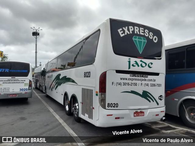 Expresso Jade 8020 na cidade de Aparecida, São Paulo, Brasil, por Vicente de Paulo Alves. ID da foto: 6366429.