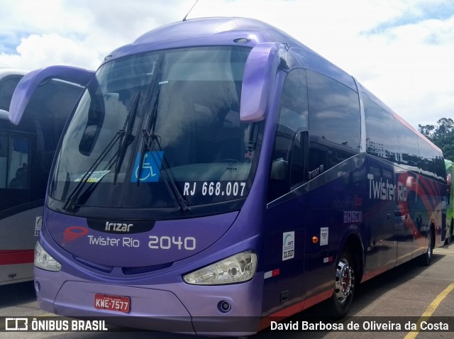 Twister Rio Transporte e Turismo 2040 na cidade de Brasil, por David Barbosa de Oliveira da Costa. ID da foto: 6368003.