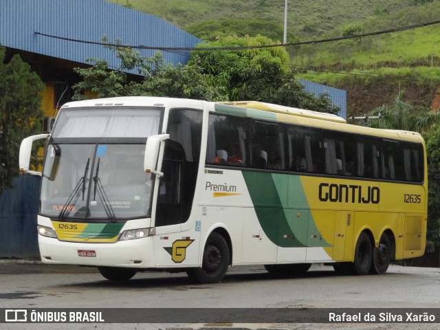 Empresa Gontijo de Transportes 12635 na cidade de Paraíba do Sul, Rio de Janeiro, Brasil, por Rafael da Silva Xarão. ID da foto: 6368434.