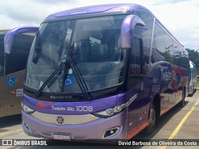Twister Rio Transporte e Turismo 1008 na cidade de Brasil, por David Barbosa de Oliveira da Costa. Número da foto: #6369362.