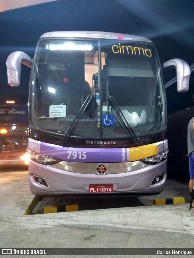 Rota Transportes Rodoviários 7915 na cidade de Propriá, Sergipe, Brasil, por Carlos Henrique. Número da foto: #6365360.