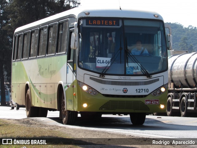 Rio Negro Fretamento e Turismo 12710 na cidade de Conselheiro Lafaiete, Minas Gerais, Brasil, por Rodrigo  Aparecido. ID da foto: 6372702.